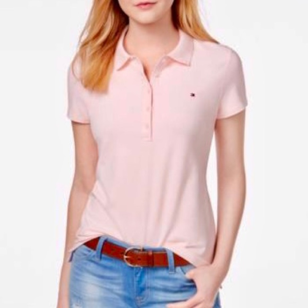 Tommy Hilfiger pink polo
